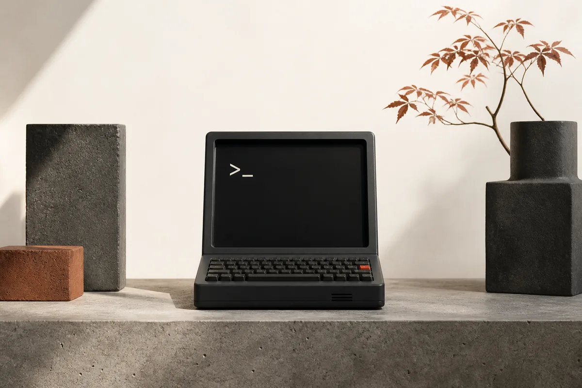 Graphite terminal console — Aman CLI cover artwork
